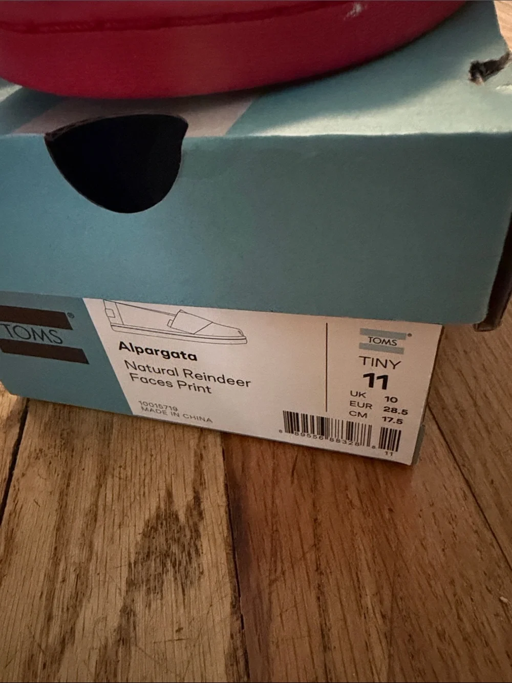 New in Box Tiny Toms Reindeer Alpargatas